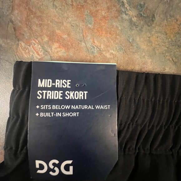 DSG Womens XSmall Stride Skort Pure Black - Picture 7 of 8